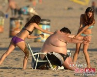 估计是2010年最有艳福的胖子