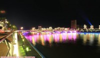 将乐山城夜景随拍，，，，，！