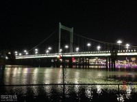 美丽将乐玉华大桥夜景