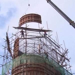 将乐县2000多名铁路建设者国庆施工赶进度