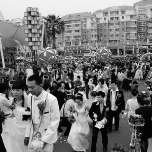 将乐新人集体婚礼甜蜜蜜