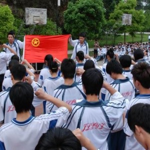 将乐一中举行“党在我心中，红歌唱响青春校园”比赛暨新团员入团仪式