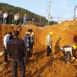 县文体局注重城乡建设工地文物保护工作