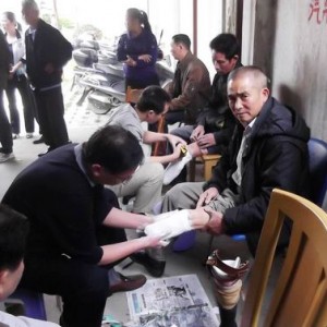 县民政局落实“肢残助行”工程完成残肢取模工作