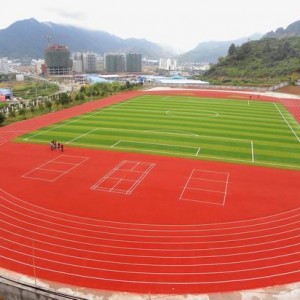 将乐县城区各学校塑胶田径场投入使用