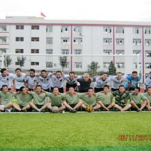 将乐举办军民足球友谊赛