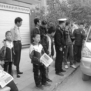 将乐查处非法营运“黑校车”
